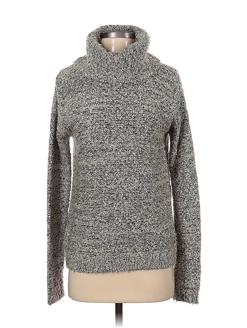 Pin and Needles Cozy Gray Turtleneck Sweater for Women